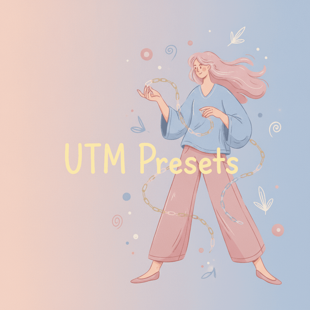 switch from manual utm tagging to presets featured